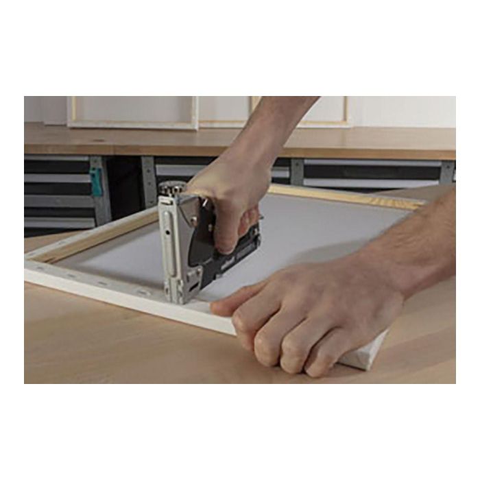 Wolfcraft Tacocraft 7 Grapadora Profesional Doméstica Metálica para Grapas 4-14 mm Incluye 1000 Grapas 8 mm 2