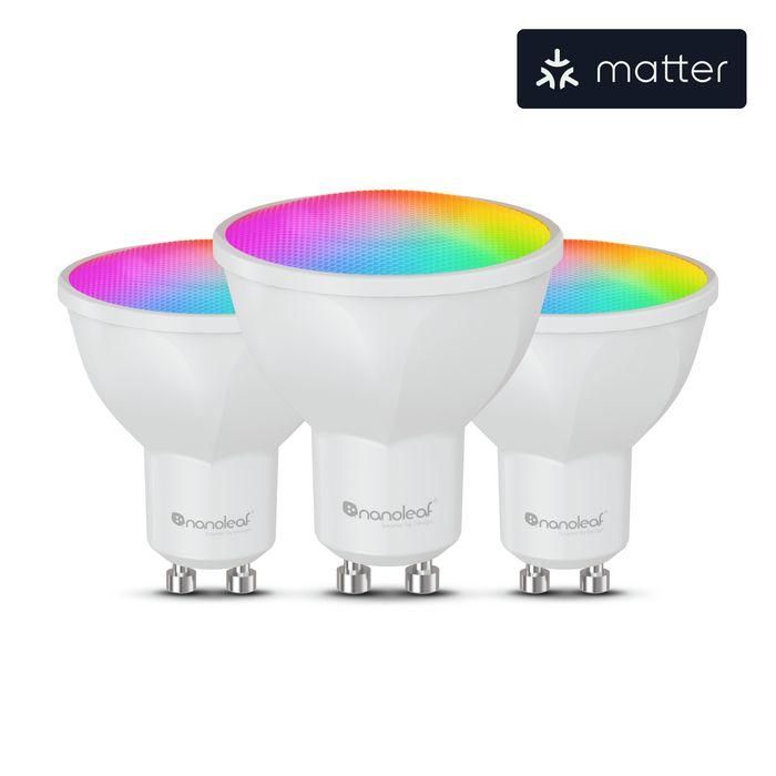 Nanoleaf Essentials Smart GU10 Matter 3PK Nanoleaf Essentials Smart GU10 Matter 3PK