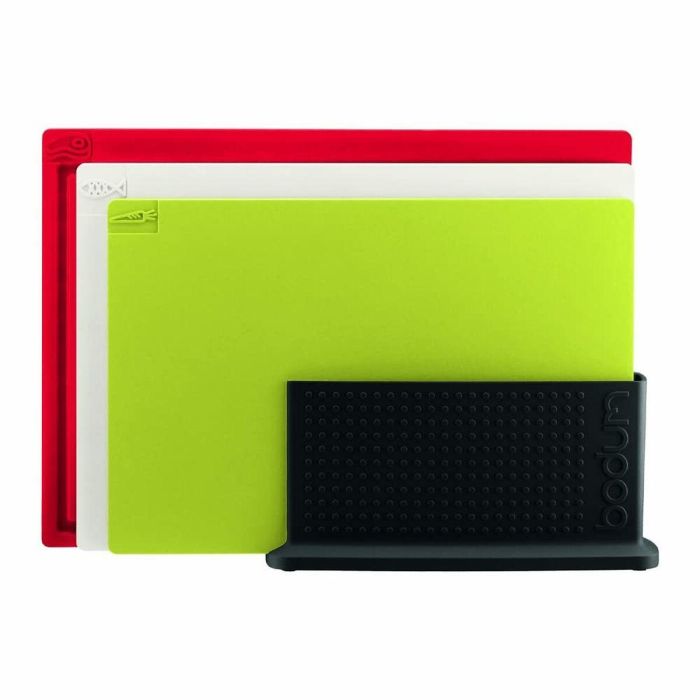 Bodum BOD0699965099633 Tabla de Cortar con Soporte Set Bistro - Colores Surtidos 3 Bodum BOD0699965099633 Tabla de Cortar con Soporte Set Bistro - Colores Surtidos 3