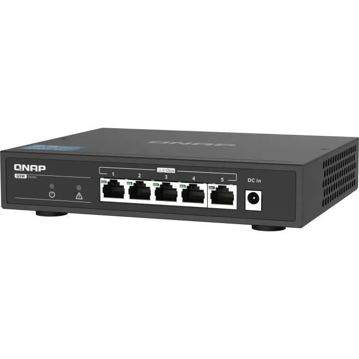 QNAP QSW-1105T Conmutador No Administrado de 5 Puertos 2.5GbE 5