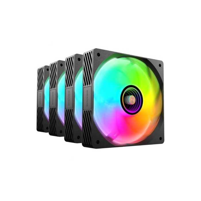 Pack 4 Ventiladores Mars Gaming MF-SI4KIT/ 12cm + HUB + Mando a Distancia/ ARGB 2 Pack 4 Ventiladores Mars Gaming MF-SI4KIT/ 12cm + HUB + Mando a Distancia/ ARGB 2