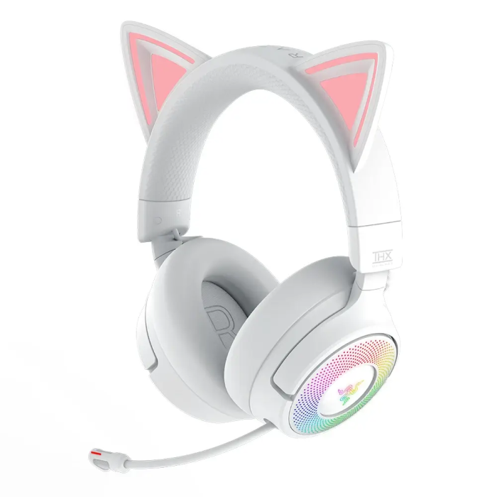 Razer RZ04-05170400-R3M1 Auriculares Kraken Kitty V3 Pro Blanco Inalámbricos Diadema Gaming con RGB, USB-C y Bluetooth 1