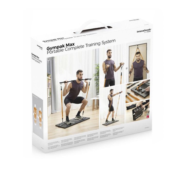 Sistema de Entrenamiento Integral Portátil con Guía de Ejercicios Gympak Max InnovaGoods 1