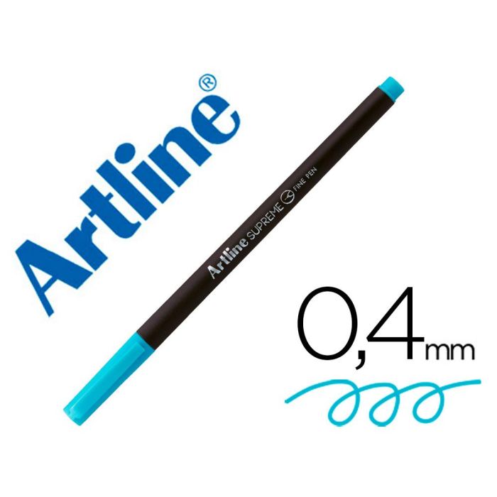 Rotulador Artline Supreme Epfs200 Fine Liner Punta De Fibra Turquesa Palido 0,4 mm 12 unidades