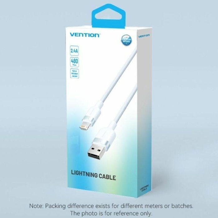 Cable USB a Lightning Vention LANSH 2 m 1 Cable USB a Lightning Vention LANSH 2 m 1