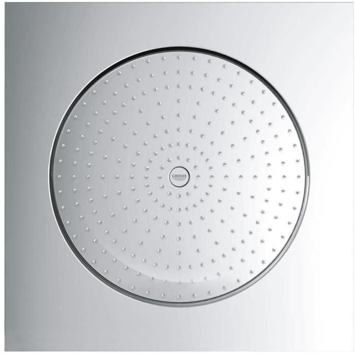 Grohe 27286000 Ducha de Techo Rainshower F-Series 20, 1 Chorro Lluvia DreamSpray, 508x508mm, Cromo StarLight, Antical SpeedClean 0 Grohe 27286000 Ducha de Techo Rainshower F-Series 20, 1 Chorro Lluvia DreamSpray, 508x508mm, Cromo StarLight, Antical SpeedClean 0