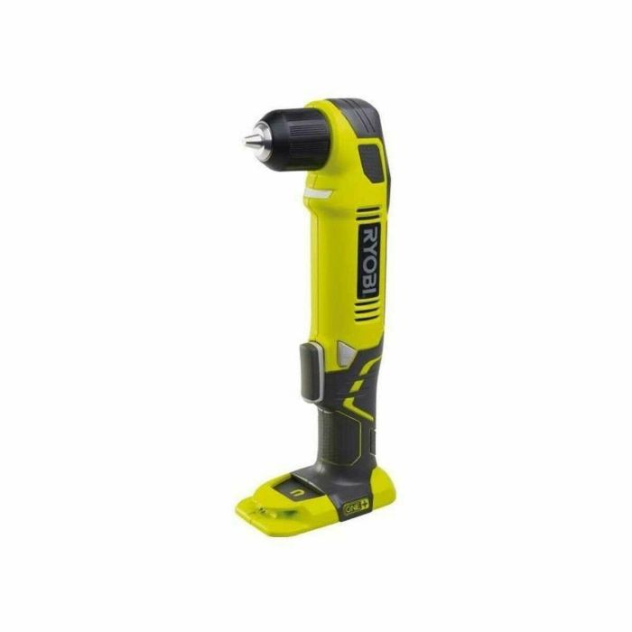 Ryobi Taladro Destornillador Angular 18V, Portabrocas Autoajustable 10mm, 0-1100 rpm, Perforación Madera/Metal 38/10mm, Luz LED 5