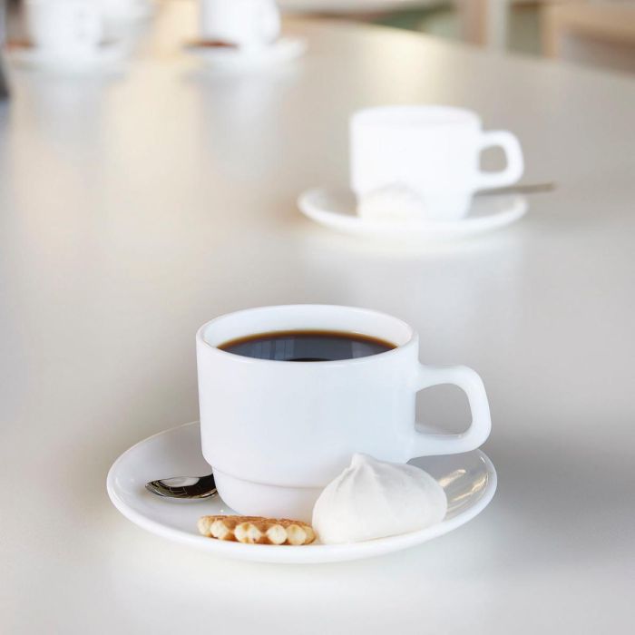 Taza Mug Arcoroc Restaurant Blanco Vidrio 6 Unidades (25 cl) 3 Taza Mug Arcoroc Restaurant Blanco Vidrio 6 Unidades (25 cl) 3