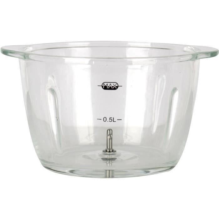 Continental Edison CEMH01 Mini Picador Eléctrico 350W, Jarra de Vidrio 1.2L, Cuchillas Acero Inoxidable, Negro, Pica Hielo 4 Continental Edison CEMH01 Mini Picador Eléctrico 350W, Jarra de Vidrio 1.2L, Cuchillas Acero Inoxidable, Negro, Pica Hielo 4