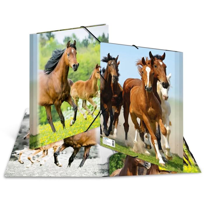 HERMA Carpeta A4 Caballos Polipropileno