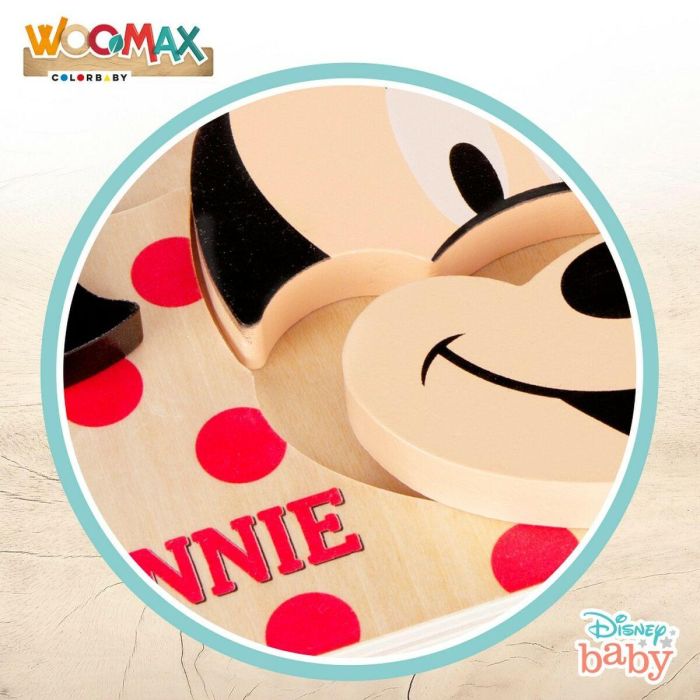 Puzzle Infantil de Madera Disney Minnie Mouse + 12 Meses 6 Piezas (12 Unidades) 5 Puzzle Infantil de Madera Disney Minnie Mouse + 12 Meses 6 Piezas (12 Unidades) 5