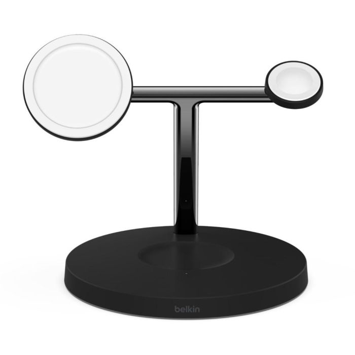 Belkin Cargador Inalámbrico MagSafe 3 en 1 para iPhone Serie 12/13, Negro 6