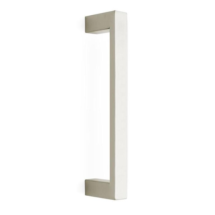 Herrajes ALK Manillón para puerta Tendal, Acero Inoxidable, Acabado Níquel Satinado o Negro Mate, con o sin roseta