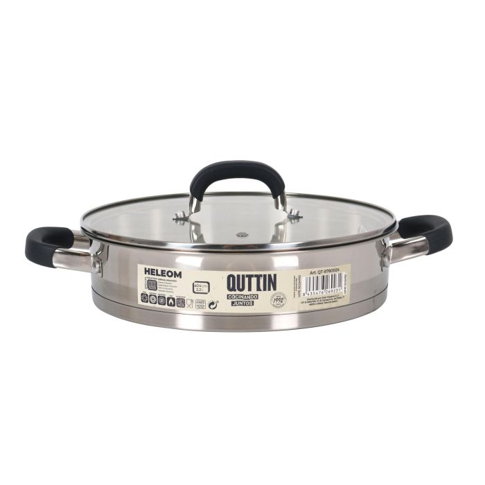 Cacerola baja acero inoxidable 24 cm 2.2L Quttin (4 Unidades) 2 Cacerola baja acero inoxidable 24 cm 2.2L Quttin (4 Unidades) 2