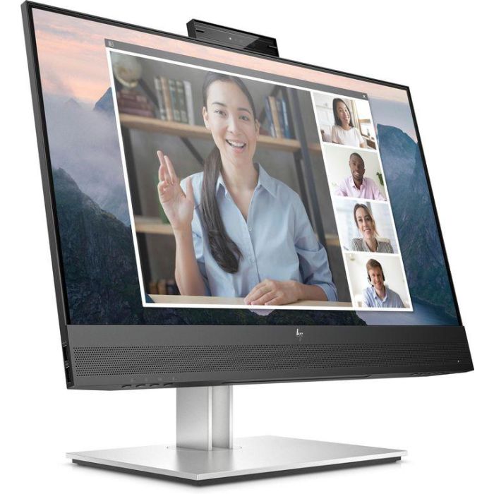 HP E24mv G4 Monitor de Conferencia FHD 60.45 cm (23.8 pulgadas) con Webcam y Altavoces Integrados