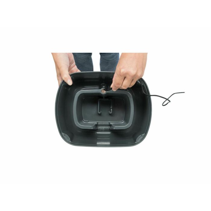 Fuente para Mascotas Trixie Polygon Blanco Gris Silicona Melamina 2,5 L 28 x 11 x 22 cm 16