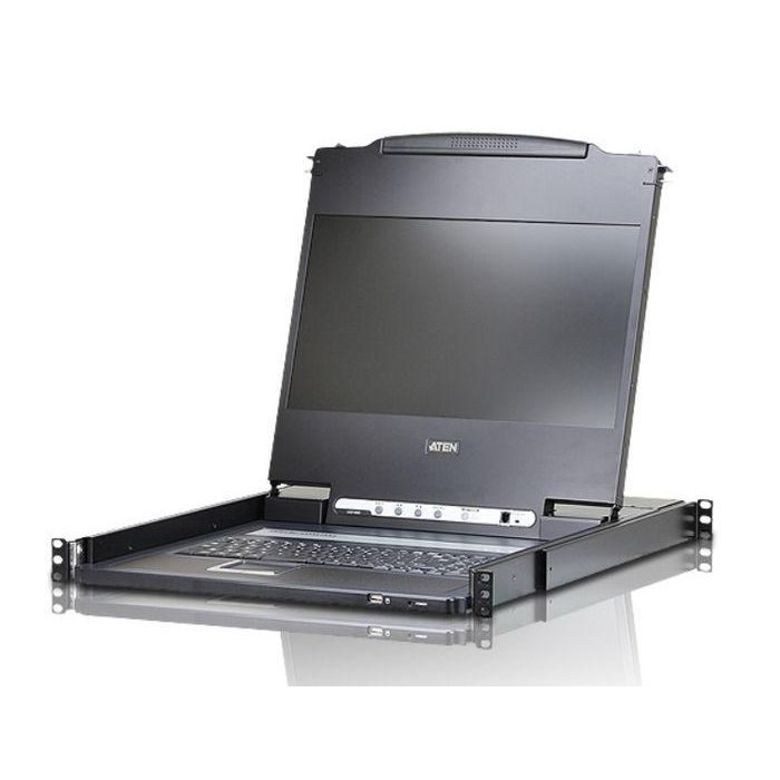 Aten CL6700MW Consola LCD KVM Single Rail 1U Deslizable, Pantalla 17.3" Full HD LED, Teclado Francés, USB HDMI DVI VGA 0 Aten CL6700MW Consola LCD KVM Single Rail 1U Deslizable, Pantalla 17.3" Full HD LED, Teclado Francés, USB HDMI DVI VGA 0