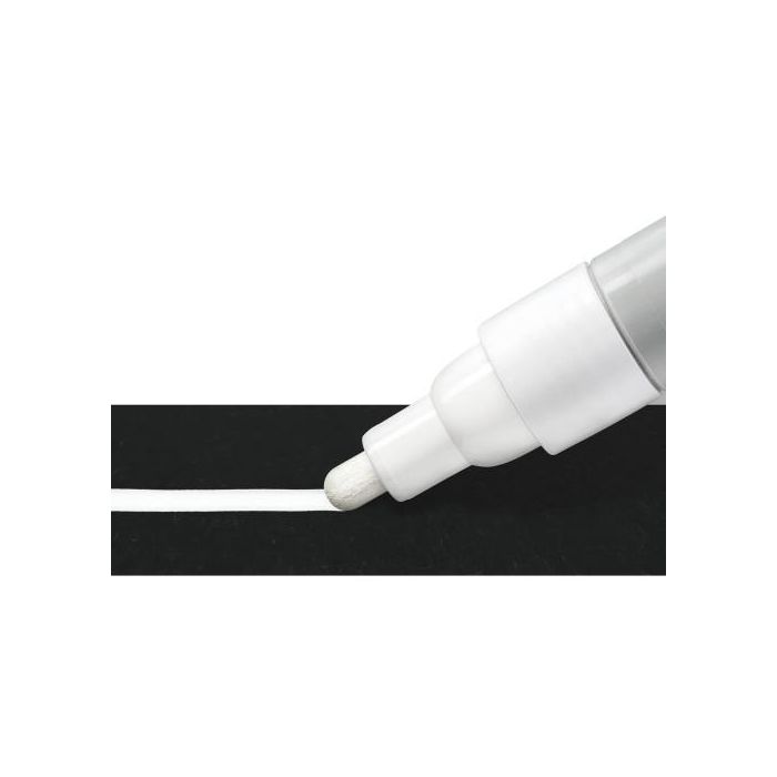 Staedtler Lumocolor 344 Marcador de Tiza Líquida, Negro, Azul, Rojo, Verde, Estuche 4 Ud, Ancho de Línea 2.4 mm 2