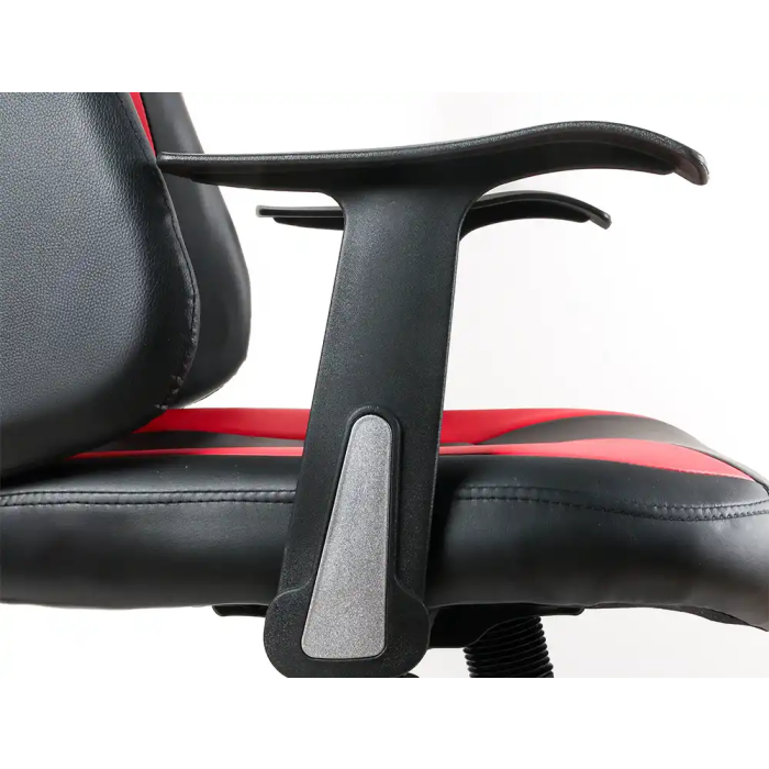 Q-connect Silla Gaming Orvieto Simil Piel Negro Rojo Alt Max 1200mm Ancho 650mm Profundo 650mm Ruedas Premium 7