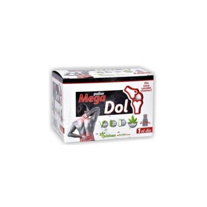 PINISAN Poliar Megadol 6 Viales – Soporte para Cartílagos y Huesos con PEA, Sauce y Vitamina C