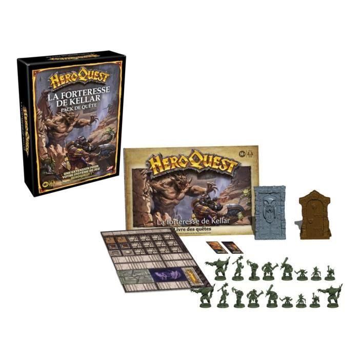 Heroquest, Extension La Fortress de Kellar, 2 A 5 jugadores, 14 años, Heroquest Game System requerido - Avalon Hill 1
