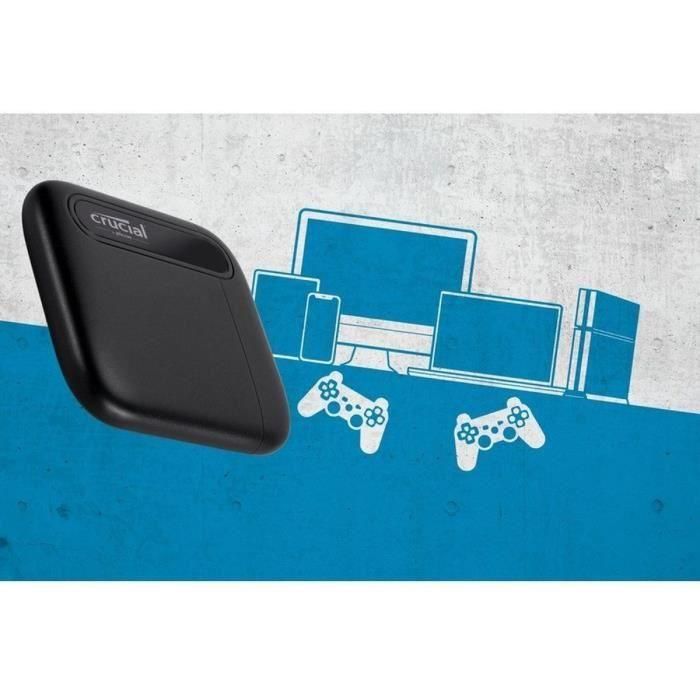 SSD externo - CRUCIAL - SSD portátil X6 - 2TB - USB-C (CT2000X6SSD9) 3 SSD externo - CRUCIAL - SSD portátil X6 - 2TB - USB-C (CT2000X6SSD9) 3