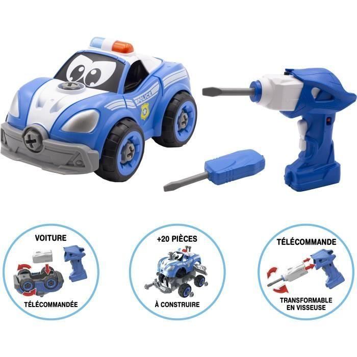 TOOKO AAAOS97168 Coche Teledirigido Construye Mi Coche de Policía RC con Tecnología Follow-Me - Para 2 Años 0 TOOKO AAAOS97168 Coche Teledirigido Construye Mi Coche de Policía RC con Tecnología Follow-Me - Para 2 Años 0