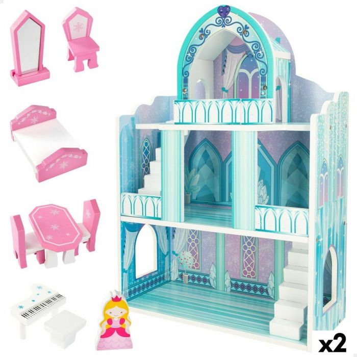 Casa de Miniatura Woomax 9 Piezas 2 Unidades 37 x 53,5 x 15 cm 0 Casa de Miniatura Woomax 9 Piezas 2 Unidades 37 x 53,5 x 15 cm 0