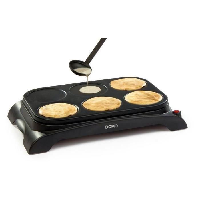 DOMO DO8709P Crepiere - 6 personas - 1000W - Negro DOMO DO8709P Crepiere - 6 personas - 1000W - Negro