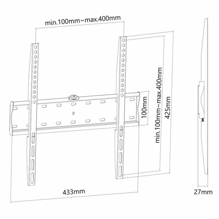 Soporte TV Neomounts FPMA-W300BLACK 1