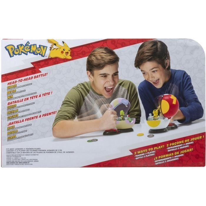 2 Poké Balls con sus Pokémon y 6 discos de ataque - BANDAI - Pokémon - Poké Ball ataque sorpresa Pikachu vs Arcko - Juego 3 2 Poké Balls con sus Pokémon y 6 discos de ataque - BANDAI - Pokémon - Poké Ball ataque sorpresa Pikachu vs Arcko - Juego 3