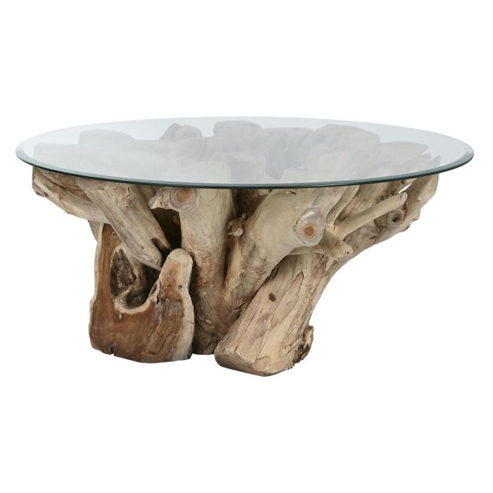 Mesa Centro Item Home DKD Home Decor Natural 100 x 45 x 100 cm 2