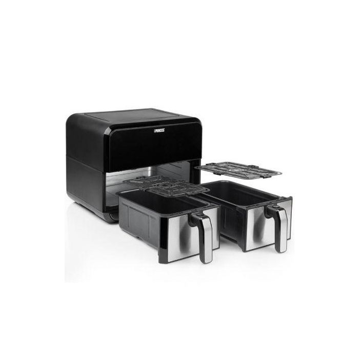 Princess Freidora por Aire Double Basket Airfryer 182074 / 2400W / 8L / Doble Cesta / Sin Aceite 2