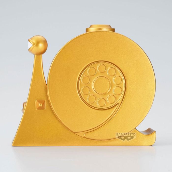 Banpresto Sofvimates Figura Coleccionable One Piece Den Den Mushi Dorado Caracol de Comunicación 9 cm PVC Edición Especial 2