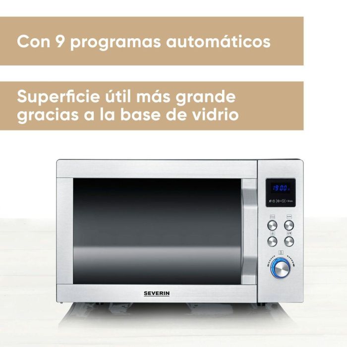 Microondas con Grill Severin 7777 25L 11 Microondas con Grill Severin 7777 25L 11