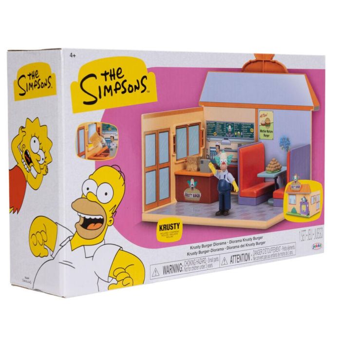Playset Burger Krusty Los Simpsons 4 Playset Burger Krusty Los Simpsons 4
