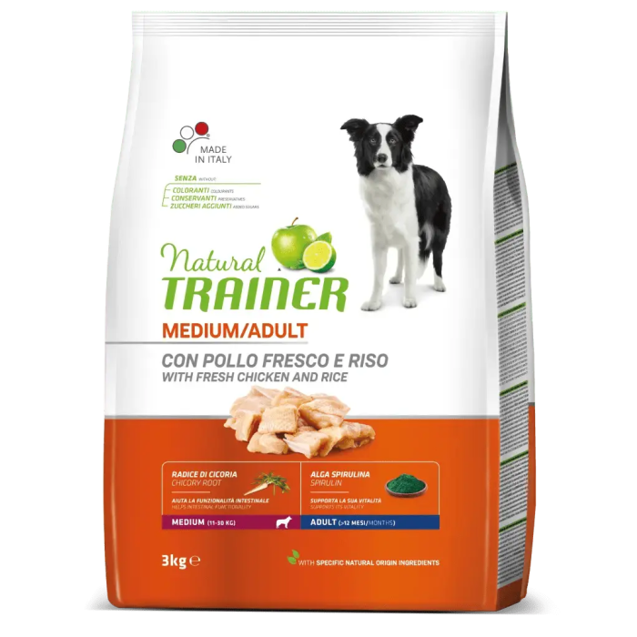 Affinity Natural Trainer Canine Adult Medium Pollo 3 kg