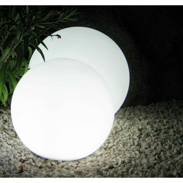 LUMISKY - Bola de luz con cable para exterior LED - blanco BOBBY - Base Ø40cm E27 2