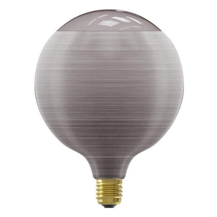 Bombilla LED E27 - CALEX - G125 - Filamento espiral - 4W - 80 lm - 1800 K - Gris 4 Bombilla LED E27 - CALEX - G125 - Filamento espiral - 4W - 80 lm - 1800 K - Gris 4