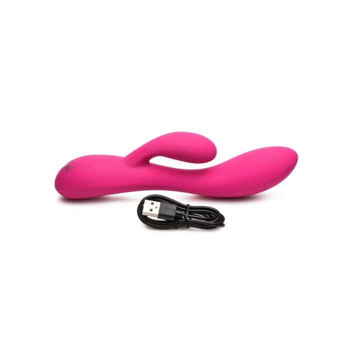 Vibrador Doble Estimulación XR Rosa Silicona 3 Vibrador Doble Estimulación XR Rosa Silicona 3