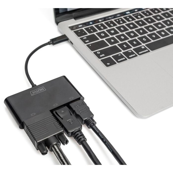 Digitus Adaptador Gráfico USB-C a Display Port/HDMI/VGA 5 Digitus Adaptador Gráfico USB-C a Display Port/HDMI/VGA 5