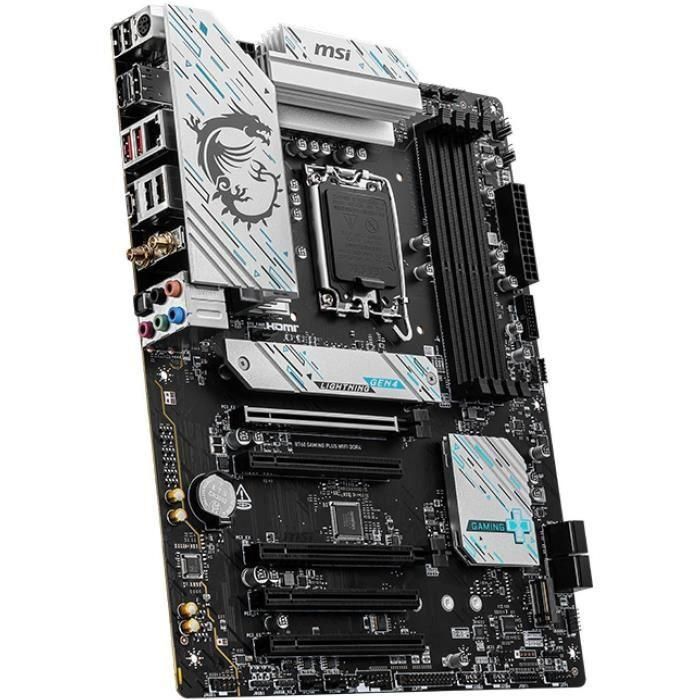 MSI B760 GAMING PLUS WiFi DDR4 Placa Base ATX, Intel LGA 1700, DDR4, Wi-Fi 6E, Bluetooth 5.3, 2.5G Ethernet, 007D98-043R 3