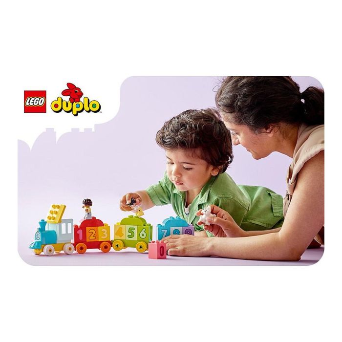 Lego Tren de los Números 10954, Juego de Construcción Educativo para Aprender a Contar, a Partir de 18 Meses, 23 Piezas 18