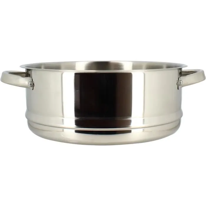 Menastyl 4615450 Cuscús de Acero Inoxidable, 10 Litros, Apto para Todo Tipo de Fuegos, Incluida Inducción 2 Menastyl 4615450 Cuscús de Acero Inoxidable, 10 Litros, Apto para Todo Tipo de Fuegos, Incluida Inducción 2