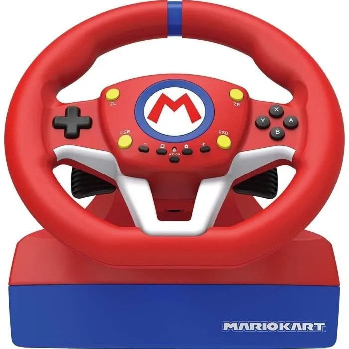 Hori Volante y Pedales Mario Kart para Nintendo Switch y PC 1