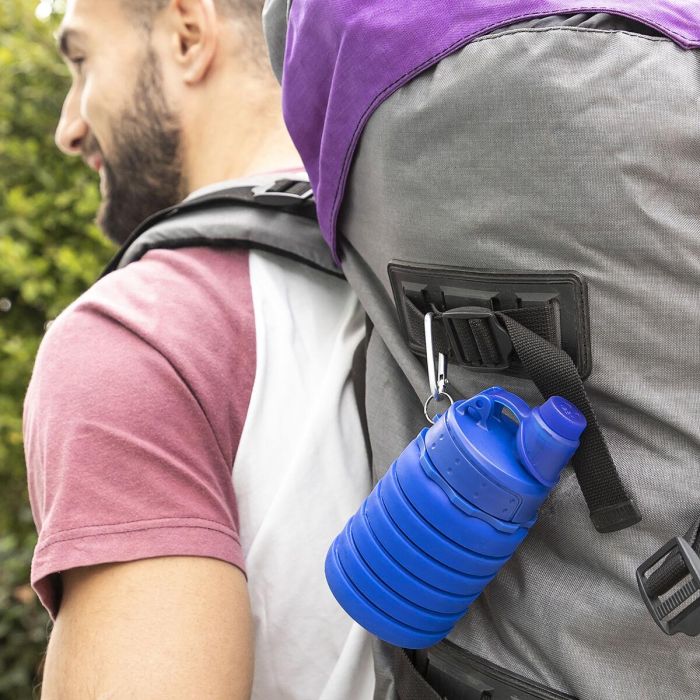 Inde Botella Plegable de Silicona Bentle Innovagoods - 6 x 13.5 x 6 cm (12 Unidades) 13