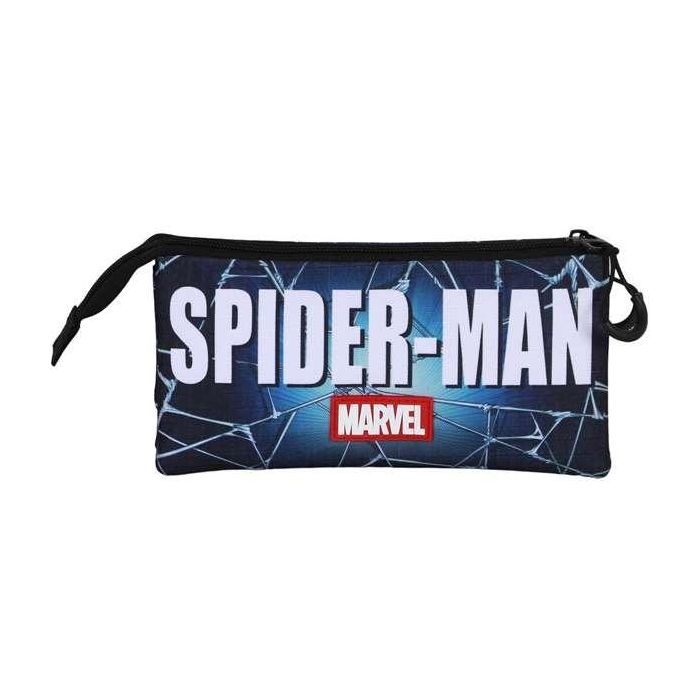 Karactermania Spiderman Ptodo Triple Maximum 11X23X8Cm Portatodo Lápices 3 Compartimentos