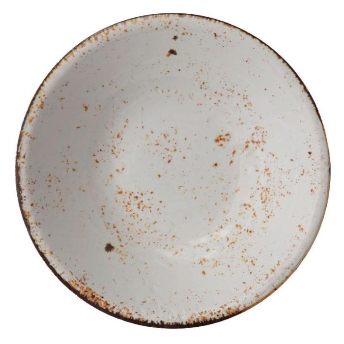 ADRIER - 68-RMDP24-WHTSLS - Pack de 6 uds - Colección SALSA - Bol ensaladera Melamina - 24 cm Ø - profundidad 5 cm - Blanco Winter