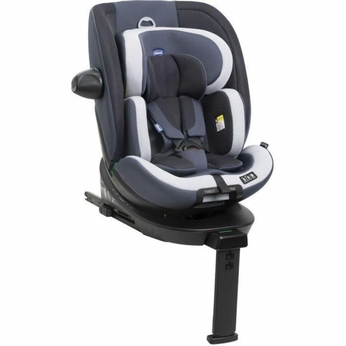 Chicco CHI8058664181124 Silla de coche Everone Grupo 0/1/2/3 I-Size Giratoria Reclinable Reductora Plateada