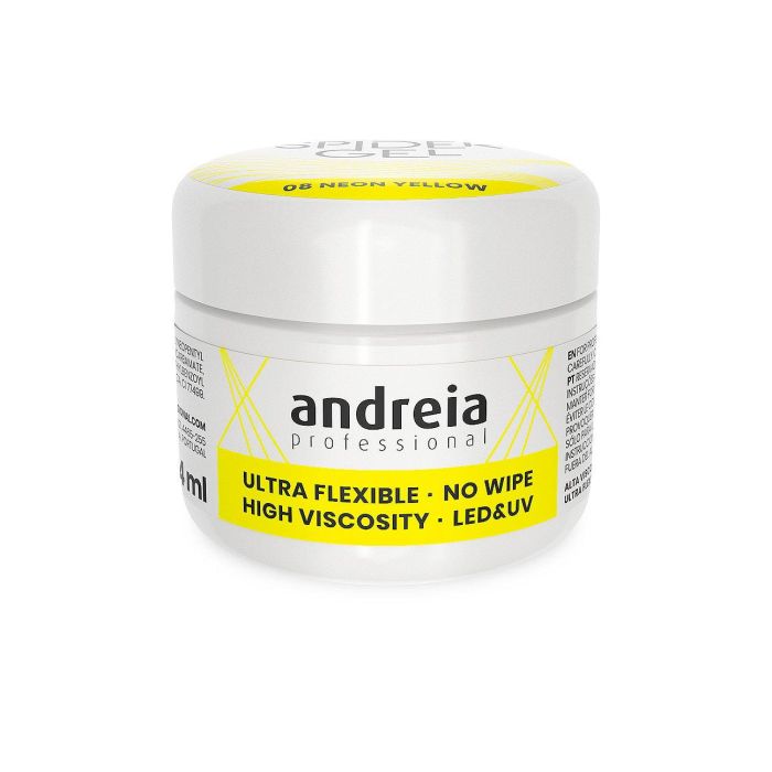Andreia Gel Spider 07 Neón Orange 4 ml para diseños artísticos